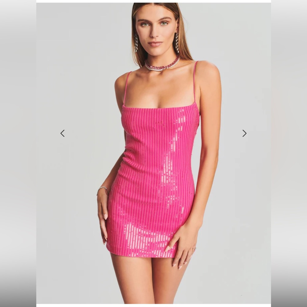 HUDSON SEQUIN KNIT DRESS